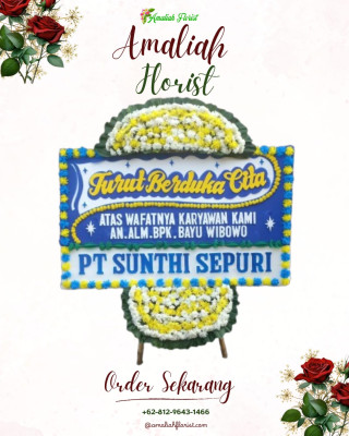 Papan Bunga Duka di Banyurejo